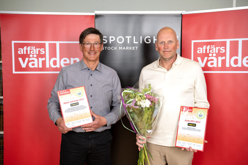 engcon receives awards at the IPO of the Year