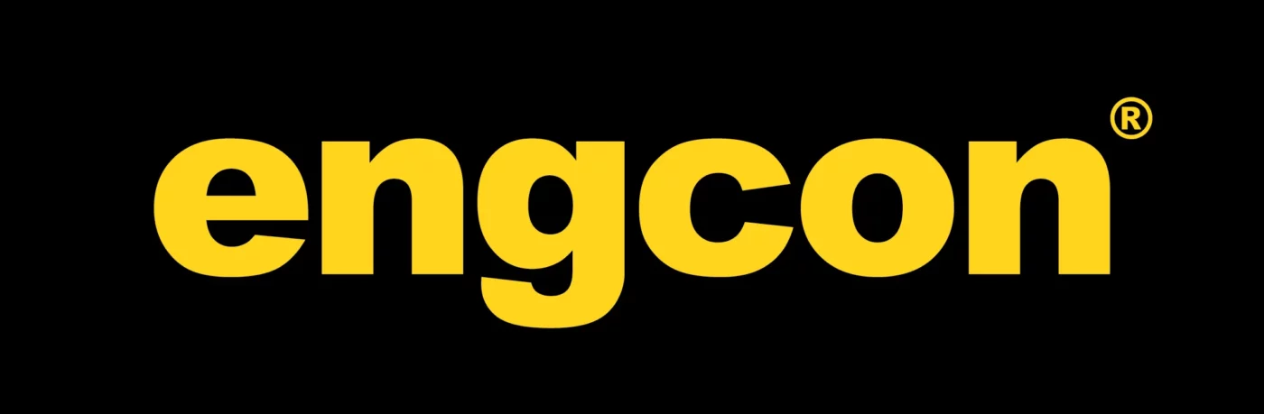 engcon yellow & black background