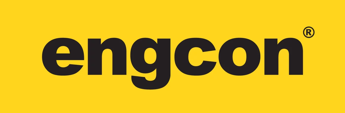 engcon black & yellow background