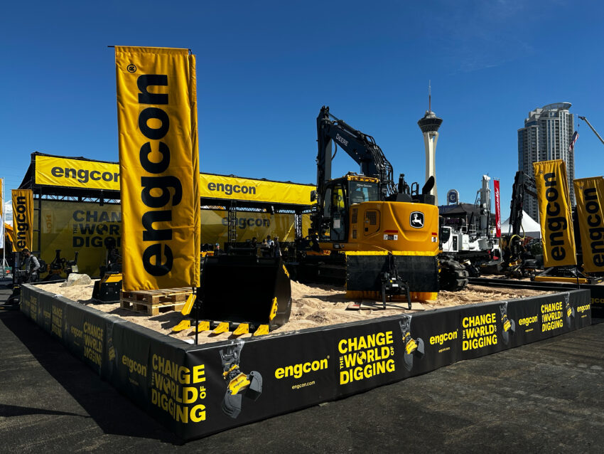 Great interest in engcon's products in Las Vegas