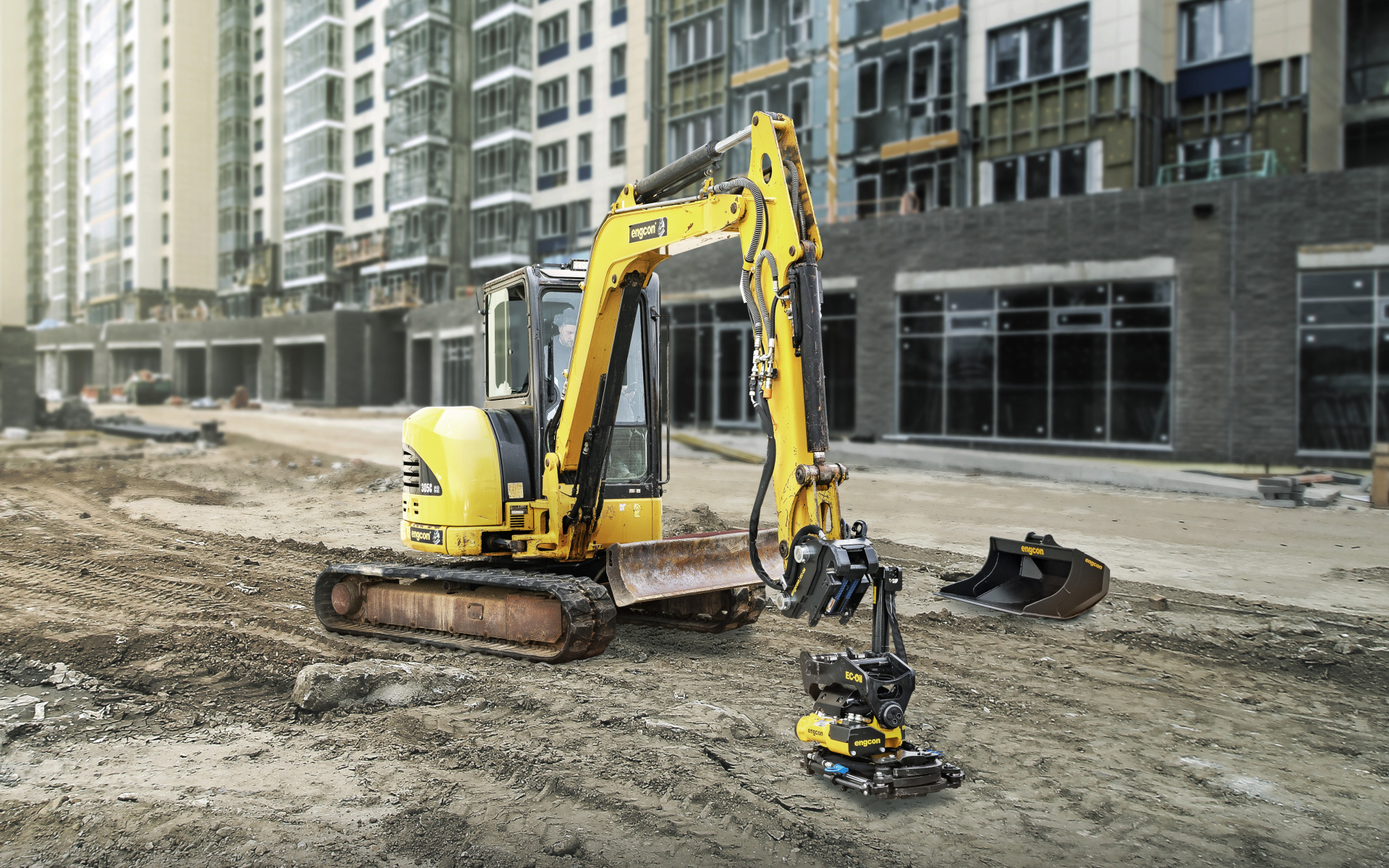 A safe and automatic machine hitch now available for smaller excavators – Latest innovation from Engcon